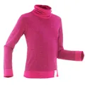 Decathlon Kids' Ski Underwear Top Warm - Pink Wedze