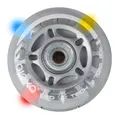 Decathlon Inline Skate Wheels Oxelo 70Mm 80A Flashing 2Pc - Multicolor Oxelo