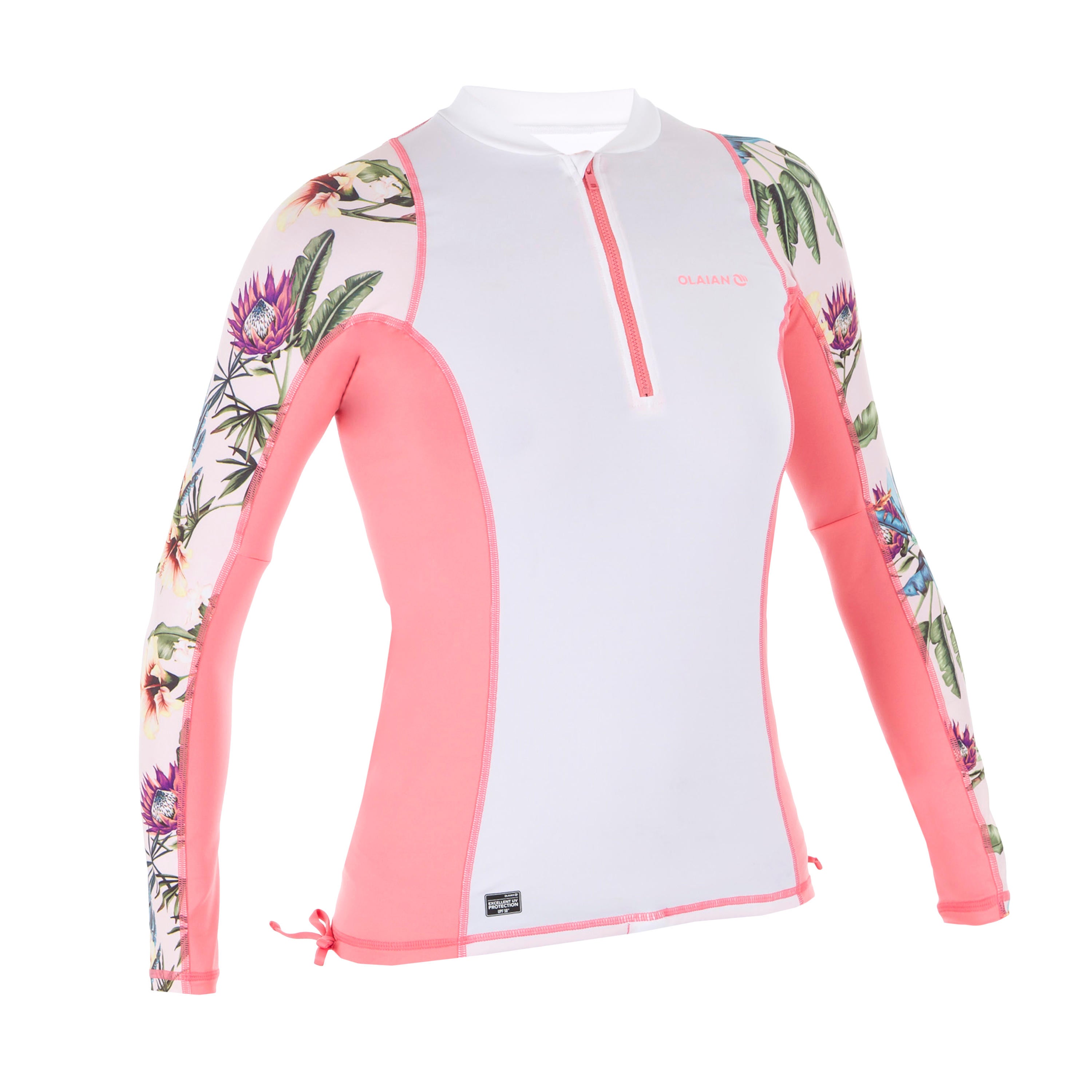 Decathlon W Top Uvtop500L - White Olaian