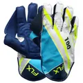 Decathlon Junior Cricket Keeping Gloves Flx Wkg100 - Blue Flx
