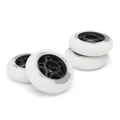 Decathlon Inline Skate Wheels Oxelo Fit 80Mm 80A 4Pc - White Oxelo
