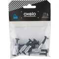 Decathlon Inline Skate Screws Oxelo 6Mm For Plastic Chassis 9 Pc - Grey Oxelo