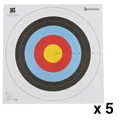 Decathlon 5 Archery Target Faces 80X80 Cm Geologic