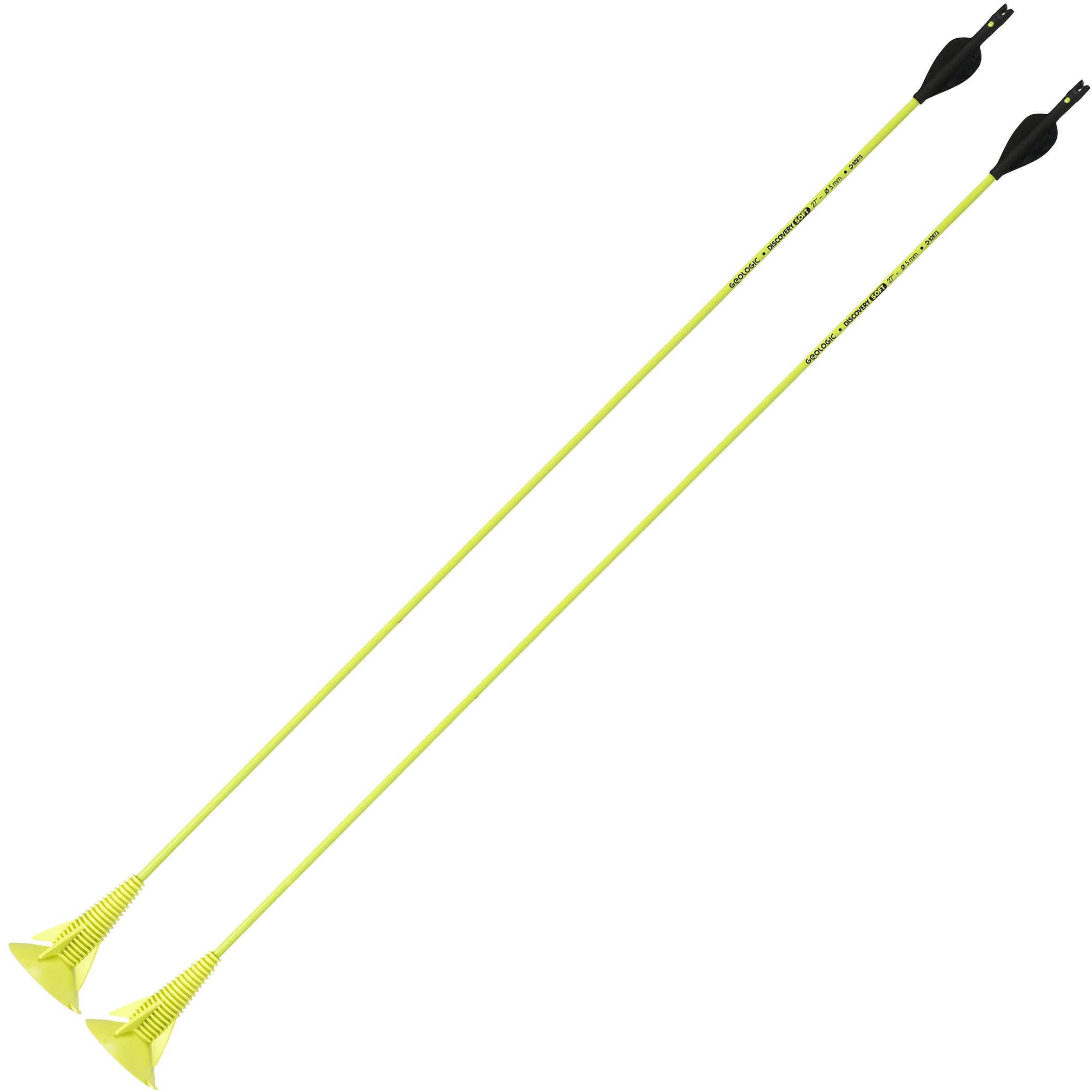 Decathlon Discosoft Archery Arrows Twin-Pack - Green Geologic