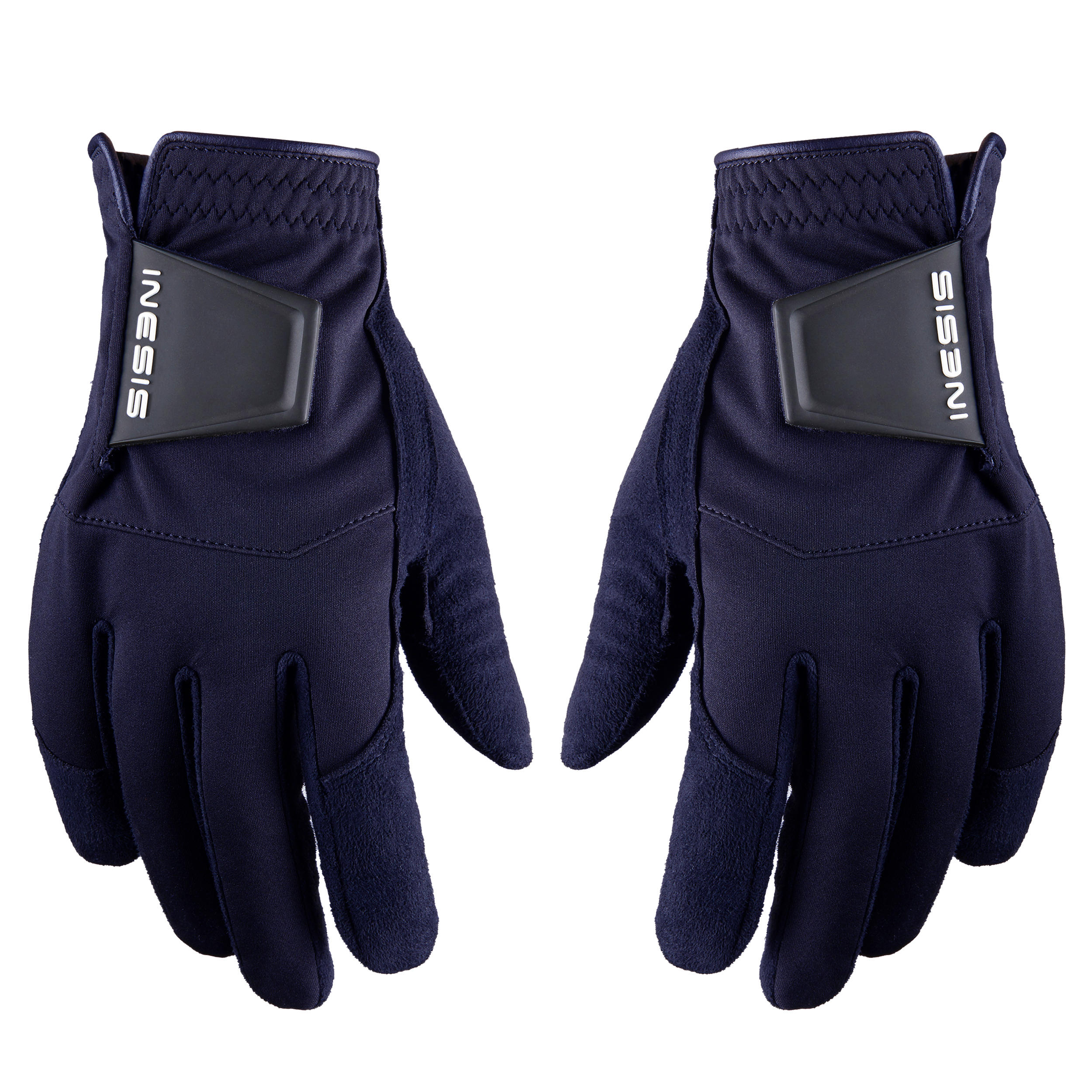 Decathlon Women'S Golf Pair Of Rw Gloves Navy Blue Inesis