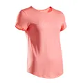 Decathlon Women Tennis T-Shirt Artengo Dry Ts100 - Coral Artengo