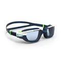 Decathlon Adult Swimming Goggles Clear Lenses Nabaiji Spirit 500 L - Blue/White Nabaiji