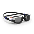 Decathlon Swimming Goggles Spirit Size L Smoked Lenses - White / Black Nabaiji