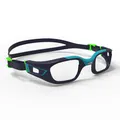 Decathlon Swimming Goggles Frame For Corrective Lenses Nabaiji Selfit 500 S - Green/Blue Nabaiji