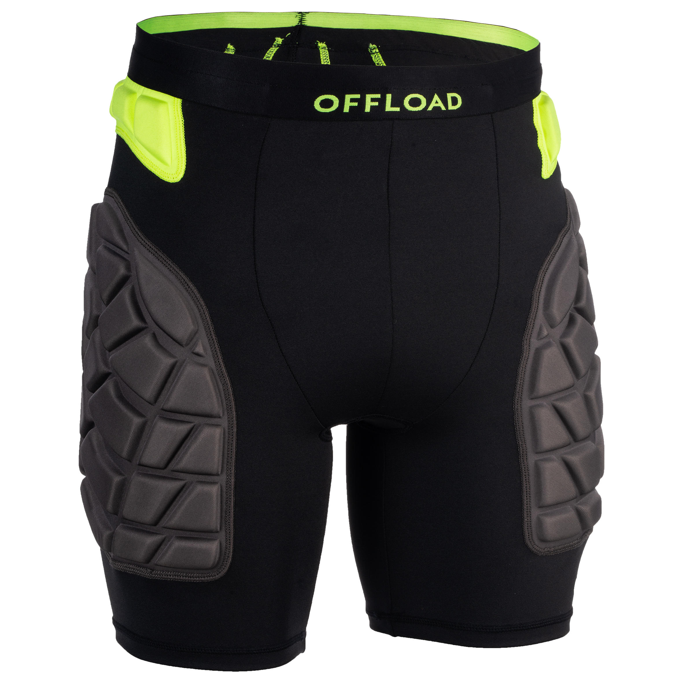 Decathlon Men Rugby Protective Undershorts Offload R500 - Black Offload