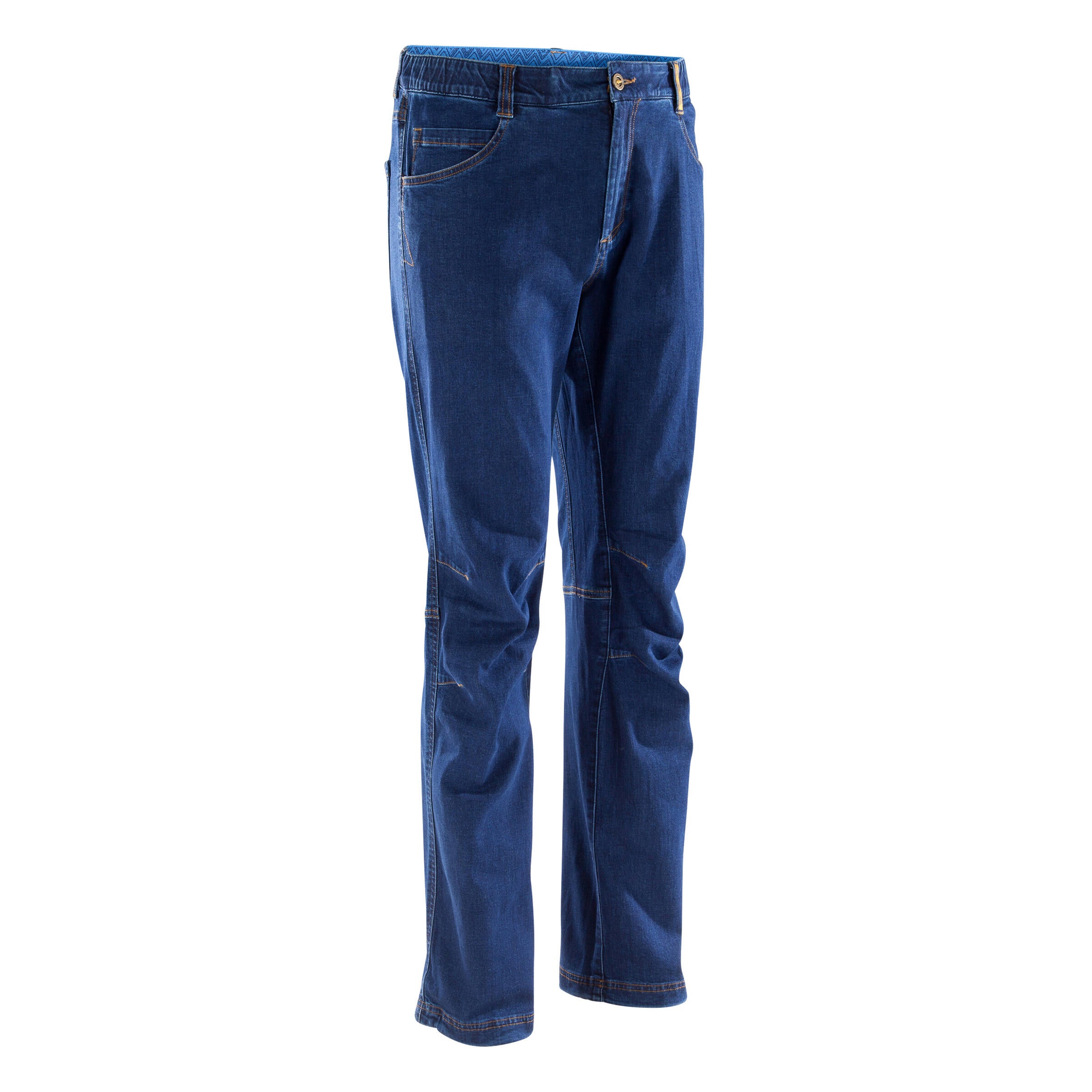 Decathlon Men’S Stretch Climbing Jeans Vertika - Blue Simond