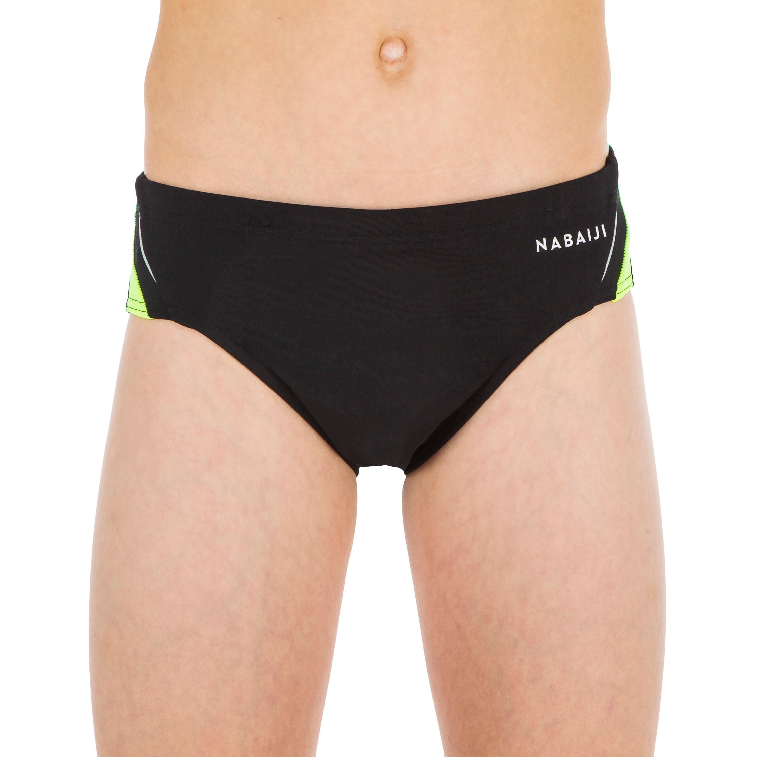 Decathlon Boy'S Swimming Briefs 900 Yoke - Grad Blue Nabaiji