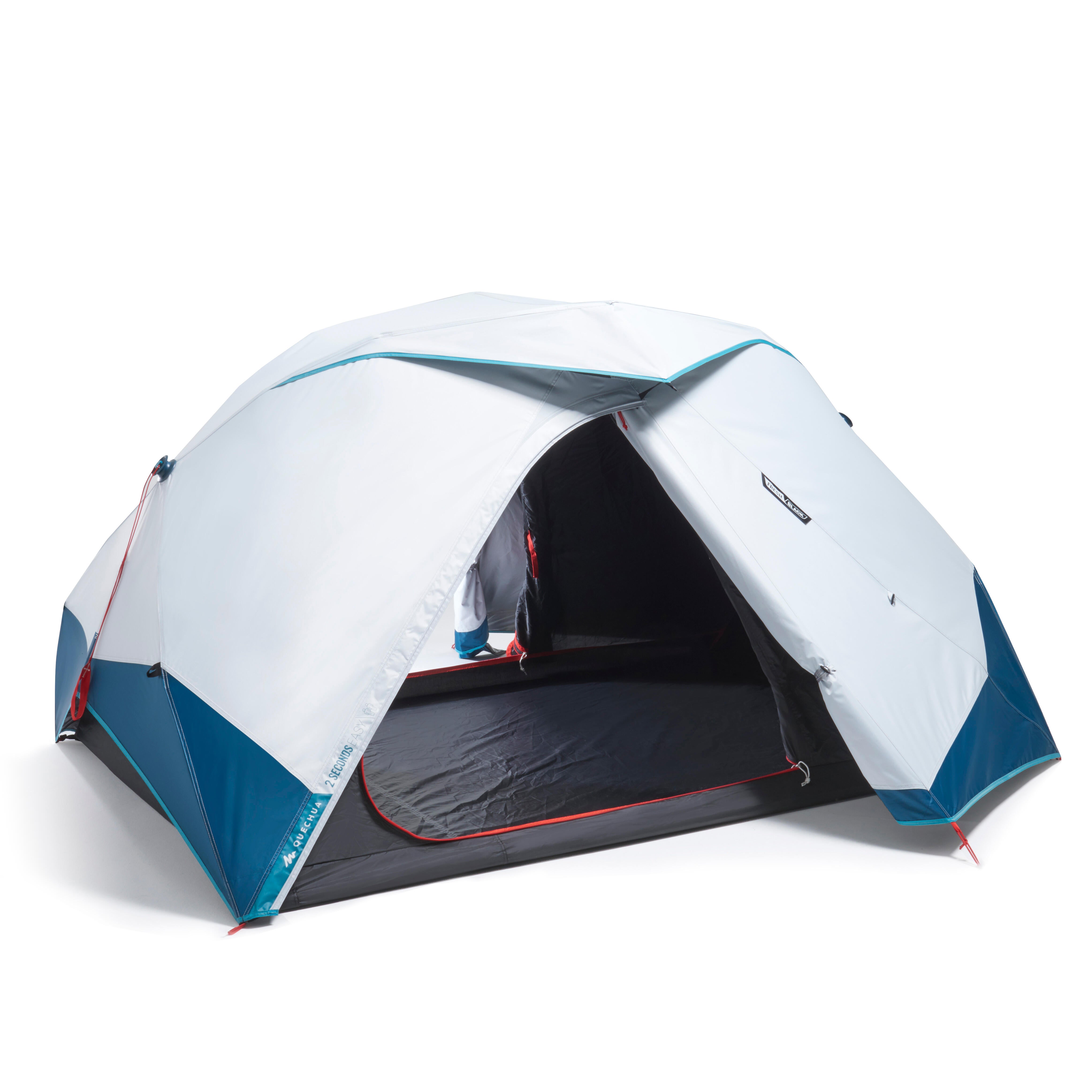 Decathlon Camping Tent 2 Seconds Easy - Fresh & Black - 2 Person Quechua