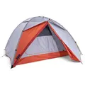 Decathlon Trekking 3 Seasons Freestanding 3-Person Tent Trek 500 - Grey Orange Forclaz