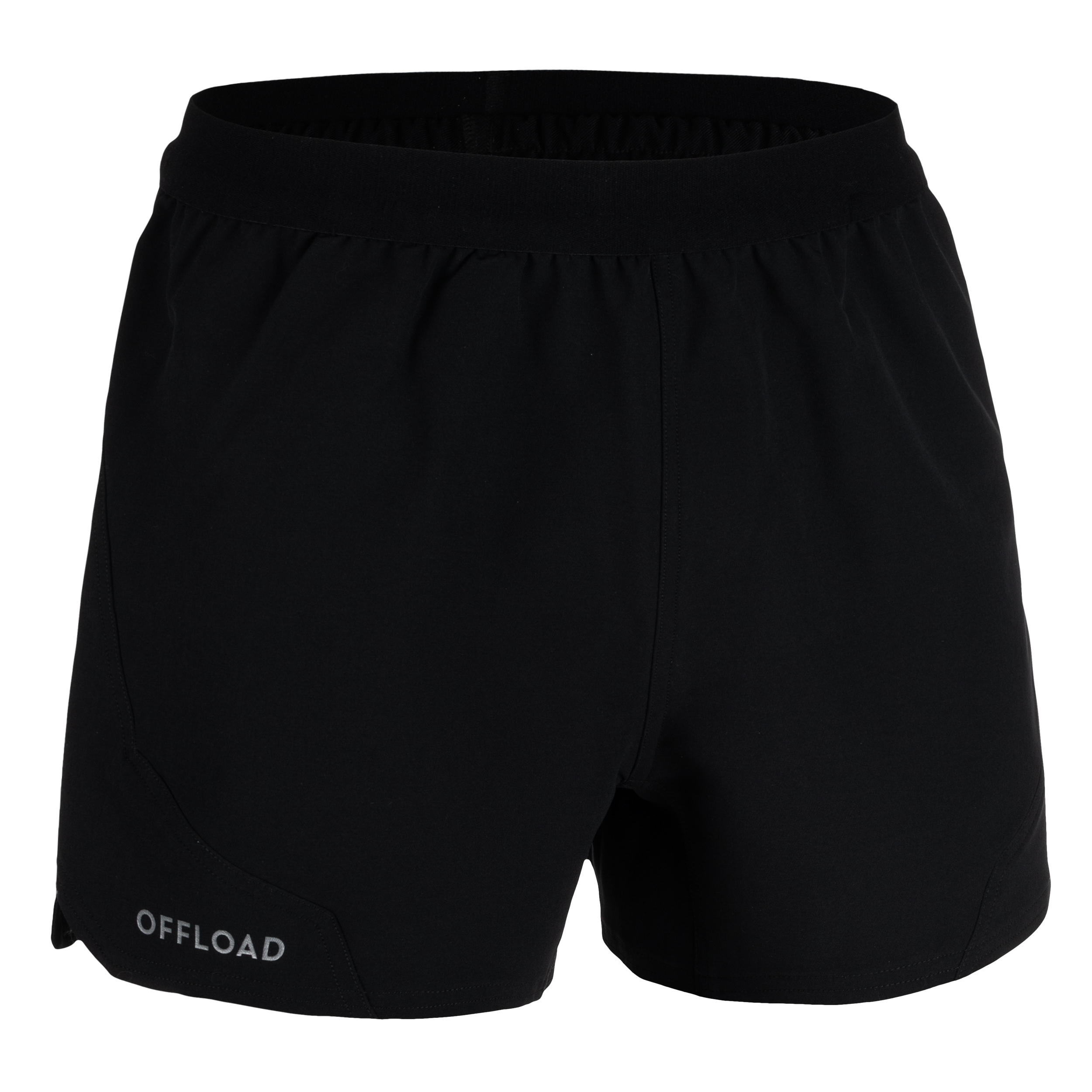 Decathlon Men Rugby Shorts Offload R500 - Black Offload