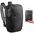 Decathlon Compact Waterproof 20 Litre Travel Backpack - Black Forclaz