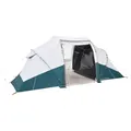 Decathlon Camping Tent With Poles - Arpenaz 4.2 F&B - 4 Person - 2 Bedrooms Quechua