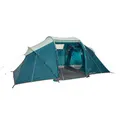 Decathlon Four-Person Camping Tent With Poles Quechua