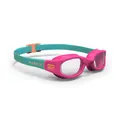 Decathlon Swimming Goggles Clear Lenses Nabaiji Soft S - Green/Pink Nabaiji