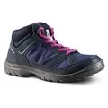 Decathlon Kids' Hiking Boots Mh100 Mid Jr 35 To 38 - Purple Quechua