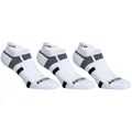 Decathlon Low Tennis Socks Rs 560 Tri-Pack - White/Black Artengo