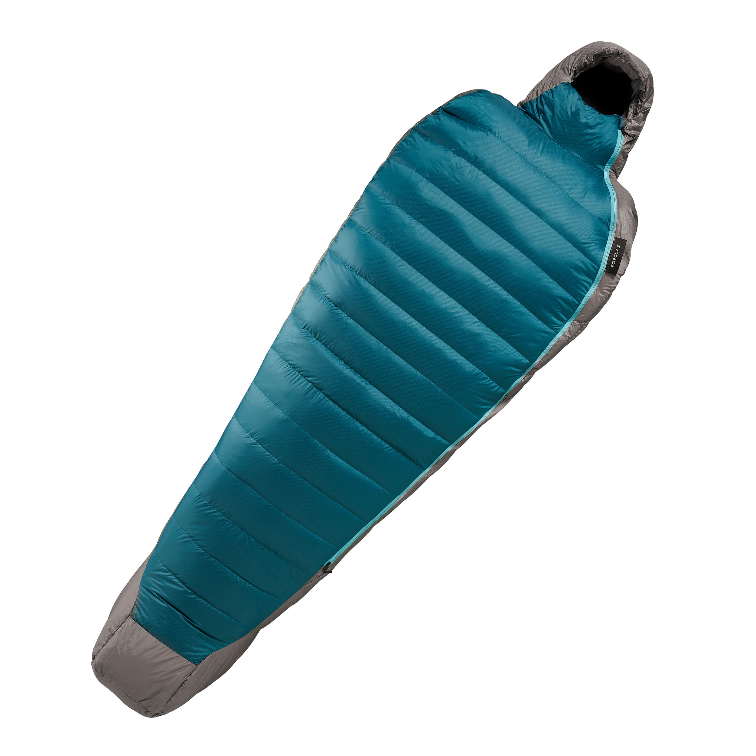 Decathlon Trekking Mummy Sleeping Bag - Trek 900 10°C Feather Down - Blue Grey Forclaz