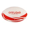 Decathlon Rugby Ball Offload R100 Training Size 4 - Red Offload