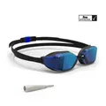Decathlon Swimming Goggles Mirror Lenses Nabaiji B-Fast 900 - Black/Blue Nabaiji