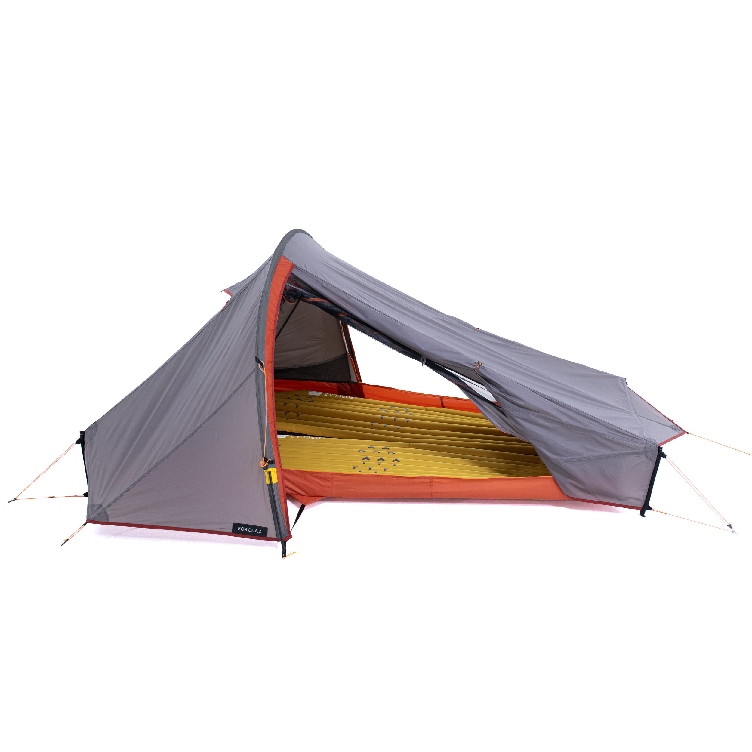 Decathlon Trekking Tunnel Tent - Trek 900 Ultralight 2 Person - Grey Forclaz
