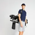 Decathlon Men Golf Short-Sleeved Polo Shirt Inesis Warm Weather 900 - Navy Inesis