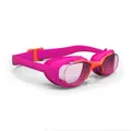 Decathlon Swimming Goggles Clear Lenses Nabaiji Xbase 100 S - Pink Coral Nabaiji