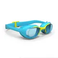 Decathlon Swimming Goggles Clear Lenses Nabaiji Xbase 100 S - Blue Nabaiji