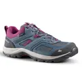 Decathlon Women'S Waterproof Mountain Walking Shoes - Purple/Grey Quechua