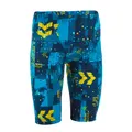 Decathlon Boy'S Fiti Swimming Jammers - All Map Turquoise Green Nabaiji