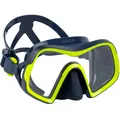 Decathlon Scuba Diving Single- Lens Mask Subea 500 - Yellow Strap Subea