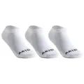 Decathlon Kids Low-Cut Sport Socks Artengo Rs100 Tri-Pack - White Artengo
