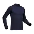 Decathlon Men'S Long Sleeved Odourless T-Shirt - Tropic 500 - Blue Forclaz