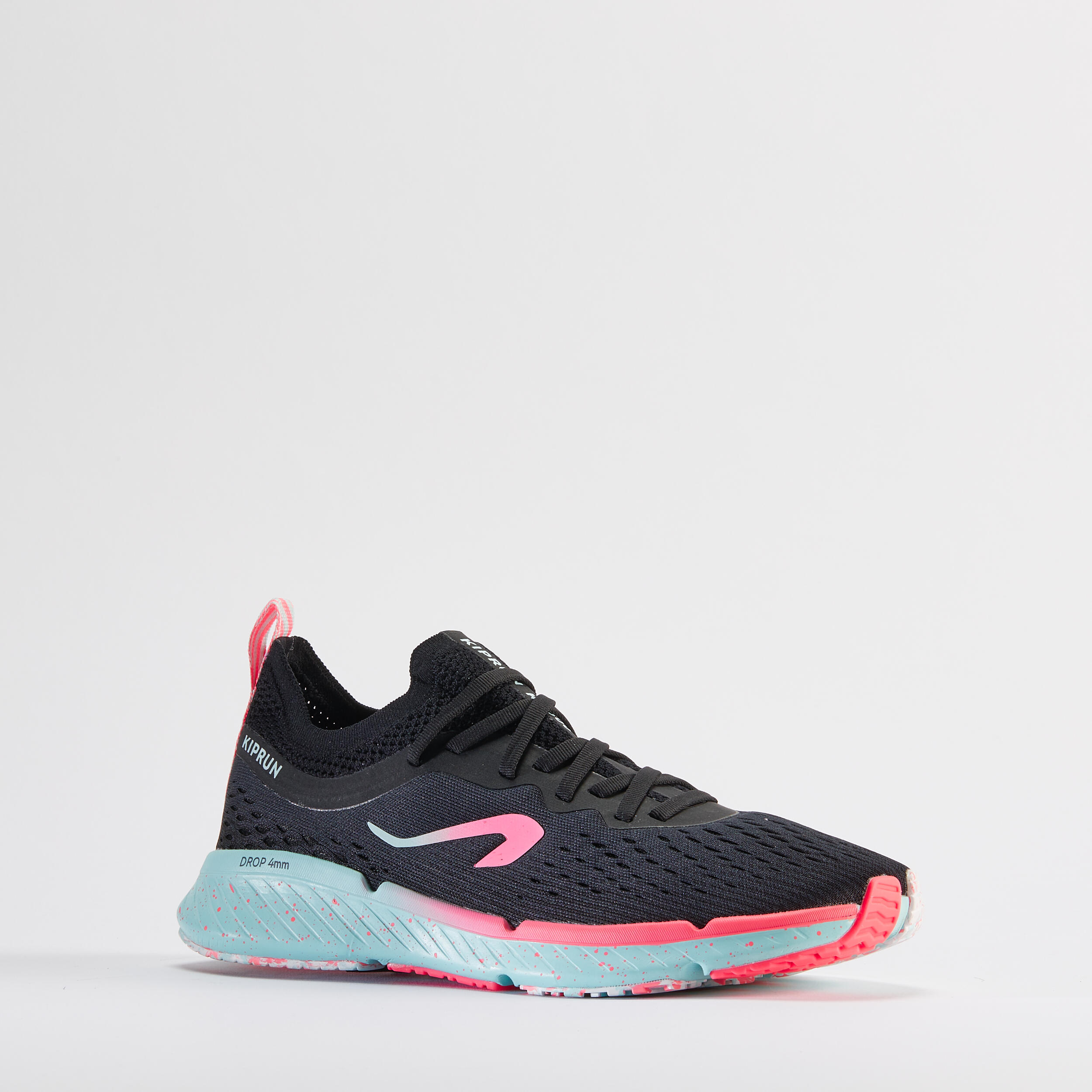 Decathlon Kiprun Kn500 Women'S Running Shoes - Black Green Kiprun