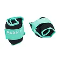 Decathlon Aquafit Weighted Wristbands Light Green. 2*0.5Kg Nabaiji