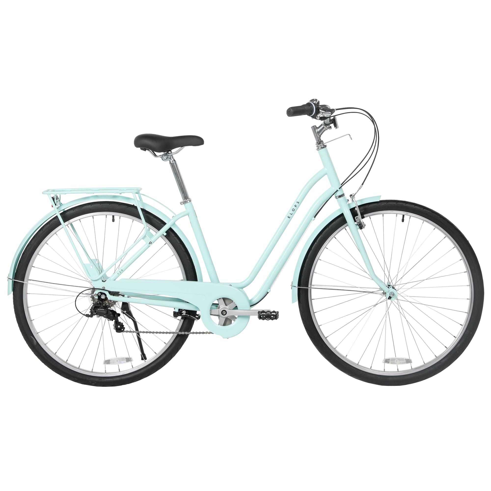 Decathlon Elops 120 Low Frame City Bike Green Elops