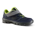 Decathlon Kids’ Hiking Shoes With Rip-Tab Mh100 From Jr Size 7 To Adult Size 2 Blue Quechua