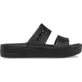Crocs Baya Platform Sandal; Black, W5