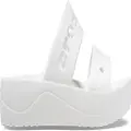Crocs Baya Platform Sandal; White, W9