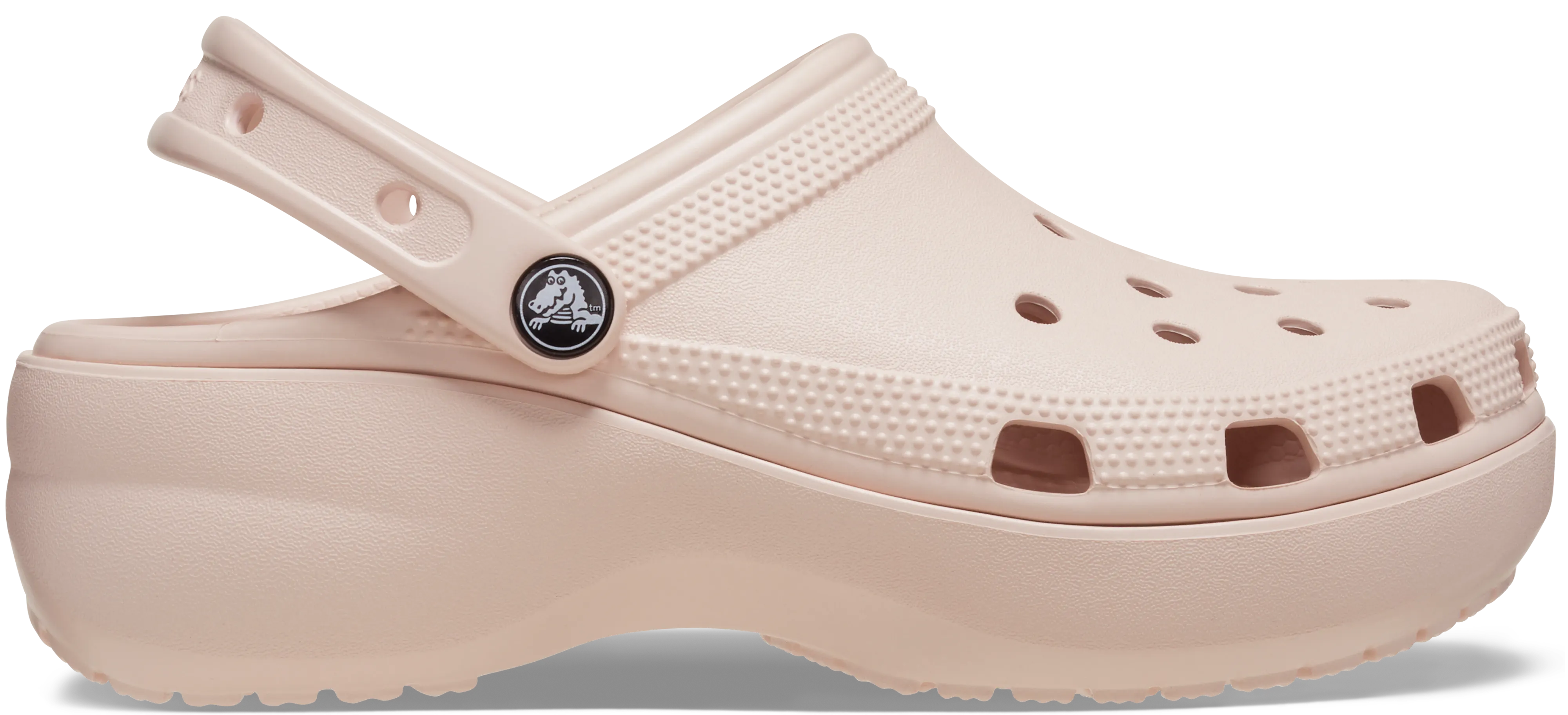 Crocs Women's Classic Platform Clog; Quartz, W4