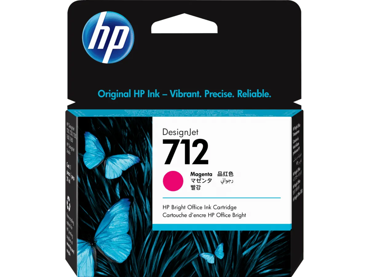 HP 712 29-ml Magenta DesignJet Ink Cartridge