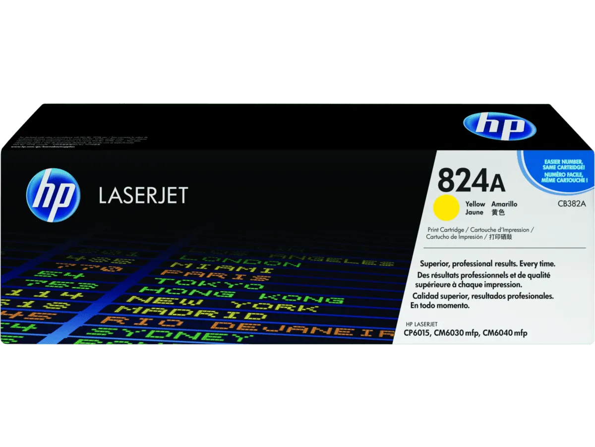 HP 824A Yellow Original LaserJet Toner Cartridge