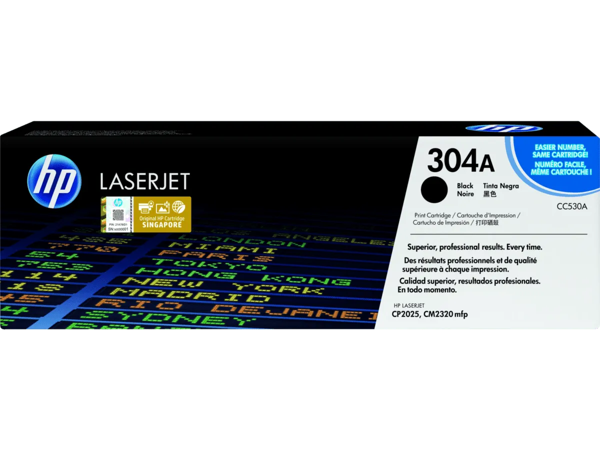 HP 304A Black Original LaserJet Toner Cartridge