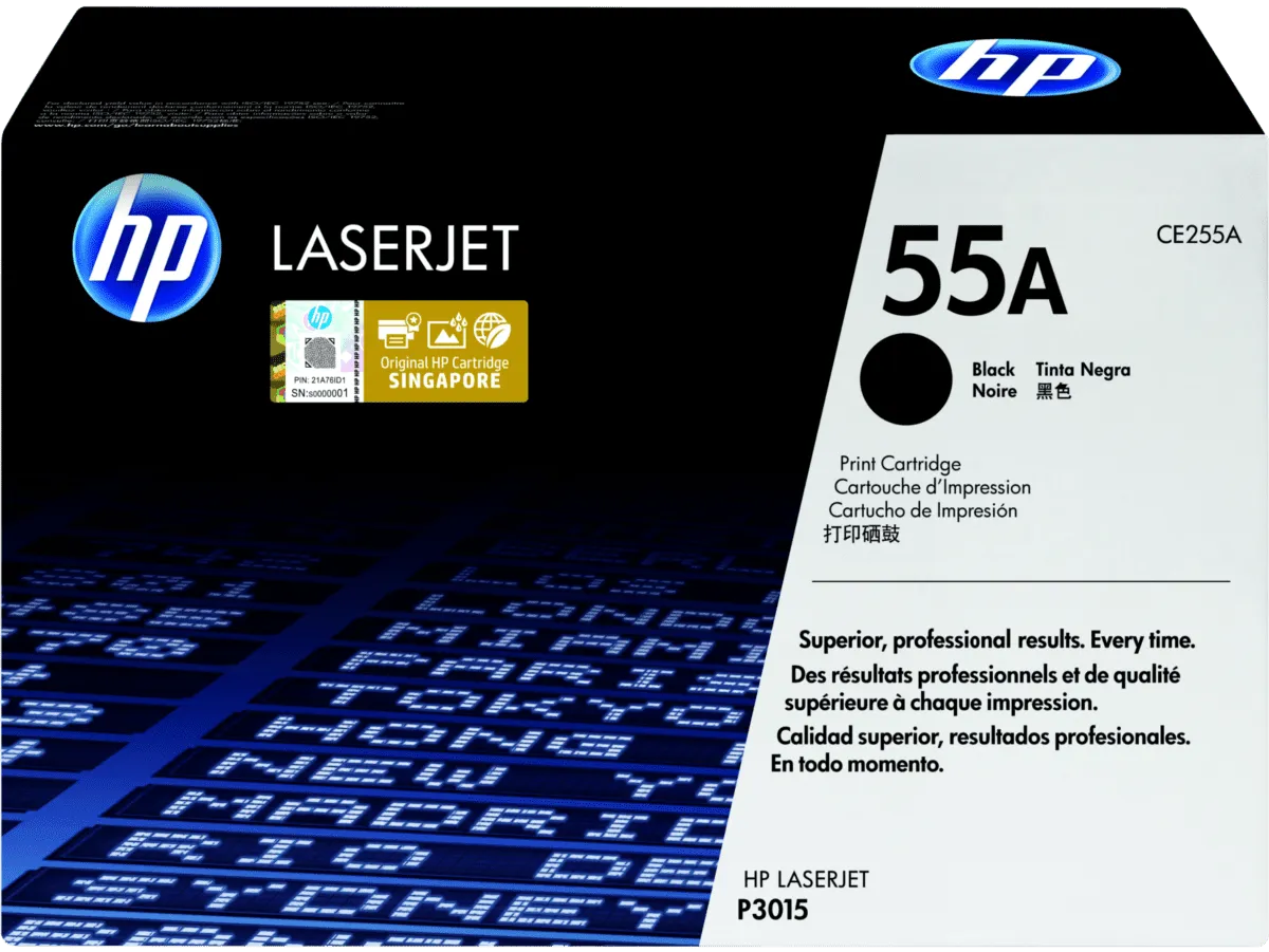 HP 55A Black Original LaserJet Toner Cartridge