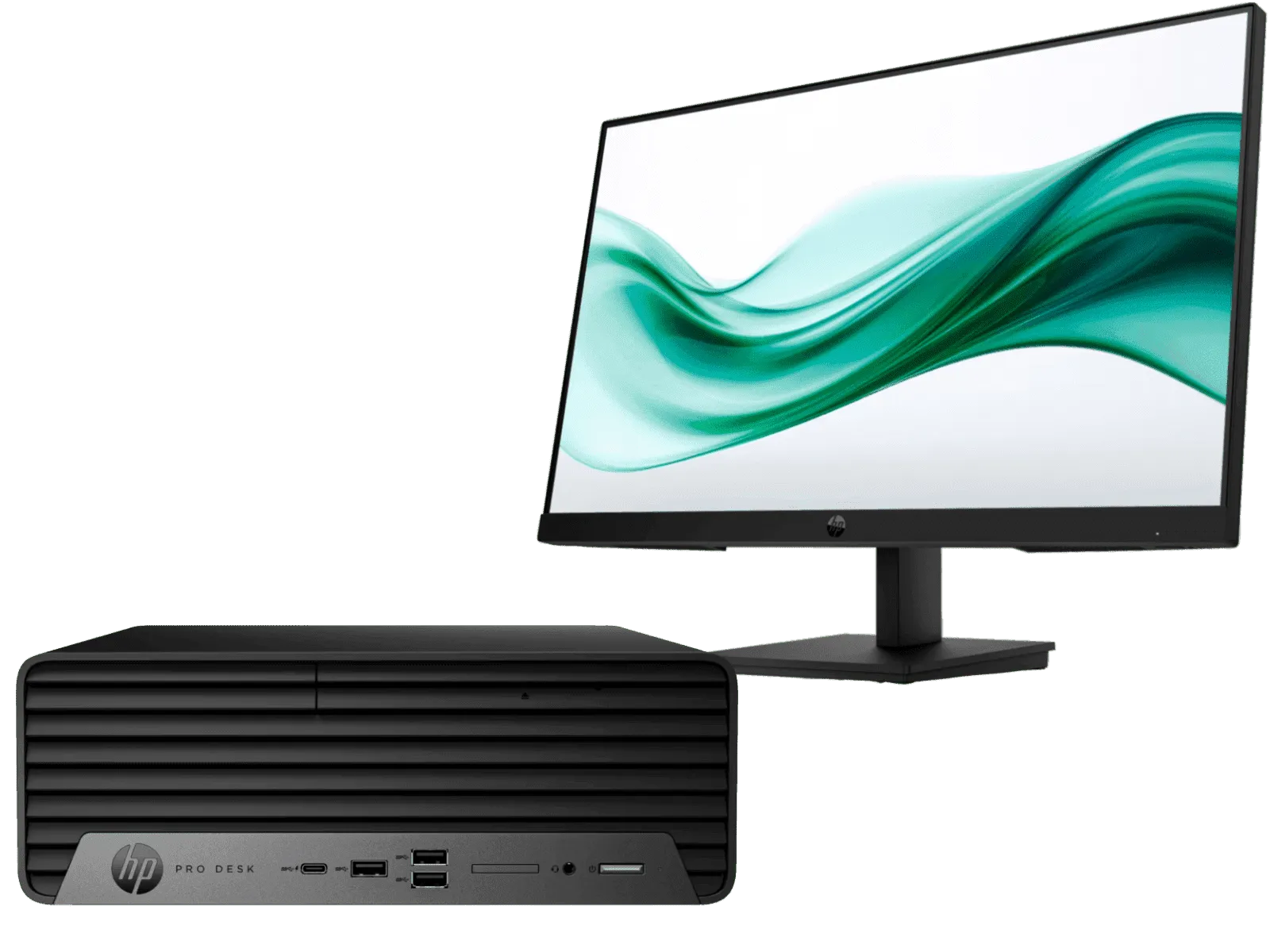 HP Pro Small Form Factor 400 G9 Desktop PC + HP Series 3 Pro 23.8 inch FHD Monitor - 324pv