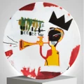 Ligne Blanche Jean-Michel Basquiat Trumpet Plate 21cm